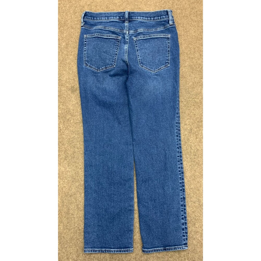 J Crew Jeans Womens 28 Mid Rise Button Fly Straight Stretch Crop Ankle Denim - Picture 2 of 10